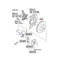 ダイハツ ブーン(M312) コペン(L880K) フロント ブレーキーローター ディスク 左右セット 43512-B1021 43512-B1010 43512-B1020_画像2