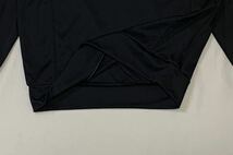 YONEX ヨネックス // 長袖 ロゴマーク刺繍 Vネック トレーナー (黒) サイズ SS_画像4