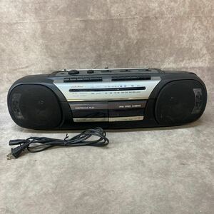 AM/FM ステレオ Wラジカセ AIWA CS-W520 通電可 ジャンク品 アイワ