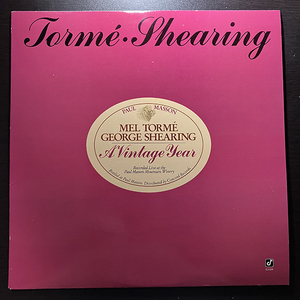 Mel Torm・George Shearing / A Vintage Year [Concord Jazz CJ-341] US盤 日本語ライナー付き