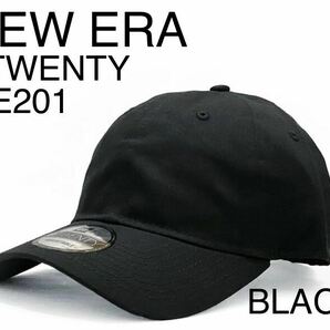 ニューエラ 9TWENTY 無地 ブラック NEW ERA BLANK CAP BLACK 黒 ローキャップ 男女兼用 NE201 920