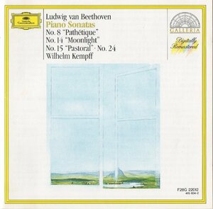 ベートーヴェン:ピアノ・ソナタ《悲愴》《月光》《田園》,他 / ヴィルヘルム・ケンプ(p) / 1965年録音 / DG / F28G-22012