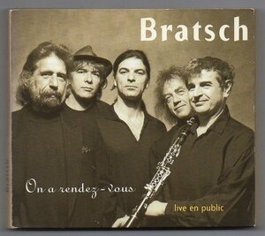 ★Bratsch ブラッチ/On a rendez-vous/1999年ライヴ・アルバム/仏・ジプシー・東欧系バンド/2CD/NIGLO