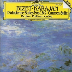 ビゼー:《アルルの女》第1組曲.第2組曲,《カルメン》組曲 / カラヤン＆ベルリン・フィルハーモニー管弦楽団 / DG / F35G-20047