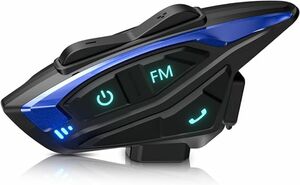 バイク インカム ヘルメット スピーカー 超軽量 Bluetooth 5.2 FMラジオ　日本語　Siri対応 ハンズフリー通話