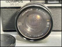★OLYMPUS オリンパス フィルムカメラ 35DC F.ZUIKO 1:1.7 f=40㎜ 未検品 ジャンク品★_画像2