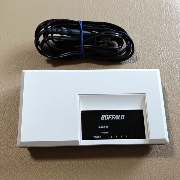 ⑩BUFFALO LSW-TX-5NP 10/100M スイッチングHub 電源内蔵