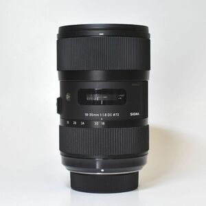 仙台★質★中古美品★シグマ レンズ 18-35mm F1.8 DC HSM Art 013 APS-C ニコンマウント★SIGMA レンズ内良好クリア