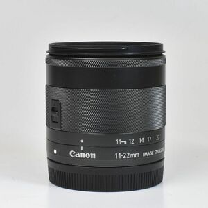 仙台★質★中古良品★キャノン レンズ EF-M 11-22mm F4/5.6 IS STM★Canon レンズ内良好塵少クリア