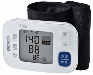 ★新品★オムロン 手首式血圧計 HEM-6183★大きな画面/コンパクト
