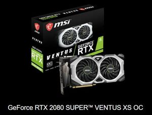 ビデオカード MSI GeForce RTX2080 SUPER VENTUS XS OC