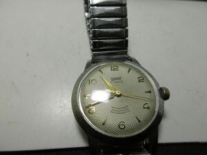 Swiss wala 腕時計 17J/分解洗浄済 /手巻 とび数字/アンティーク 動確済 稼働 機関良好