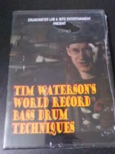 TIM WATERSONS WORLD RECORD BASS DRUM TECHNIQUES/flo mounier　超速ドラム