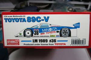 studio27 1/24 トヨタ89 C-V LM89