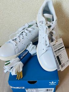 【新品未使用】 STANSMITH スタンスミス アディダス スニーカー ホワイト 緑 adidas サイズ23.0cm