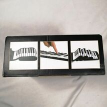 スマリー(SMALY) 電子ピアノ ロールアップピアノ 持ち運び (スピーカー内蔵) SMALY-PIANO-61 ジャンク a09844_画像5