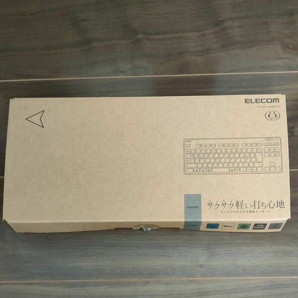 Bluetooth 5.0 薄型コンパクトキーボード TK-FBM119KBK/EC（ブラック）