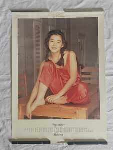 石田ゆり子 1993年 B2 カレンダー 9月10月のみ