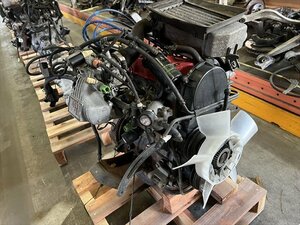 スズキ H3年6月 JA11V ジムニー エンジンASSY F6A-T インタークーラー タービン付 110,000km 中古 20245021