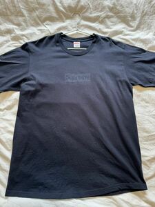 良品　シュプリーム　TONAL ネイビー　Tシャツ　L