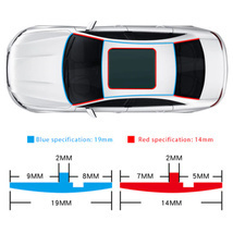 車のゴム製シールストリップ 14mmX8m 自動シールプロテクターステッカー ウィンドウエッジフロントガラス ノイズ絶縁アクセサリー_画像3