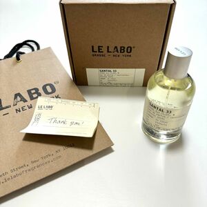 青山店購入　ルラボ　SANTAL33 サンタル33 香水　100ml メンズ LELABO