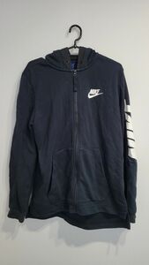 NIKE パーカー ジップアップ 黒 ナイキ M