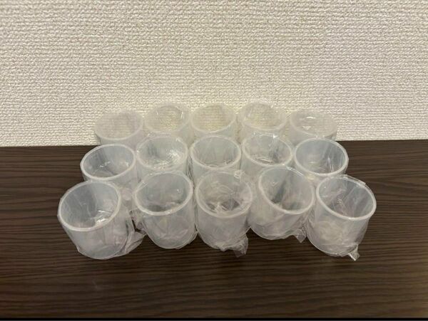 【新品未使用】メモリつき55mlプラスチックカップ