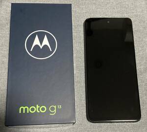 moto g13 6.5インチ メモリー4GB ストレージ128GB ラベンダーブルー　中古美品