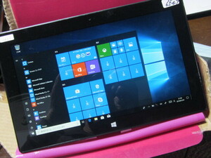 ジャンク　MicroSoft pro Surface 1601　256GB win10　タブレット 10型 wifi　黒　初期化済み　16-6547