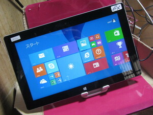 ジャンク　MicroSoft rt Surface 1572　64GB win8　タブレット 10型 wifi　銀　初期化済み　10-6576