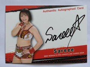 BBM2024 woman Professional Wrestling card Sareee autograph autograph card /98