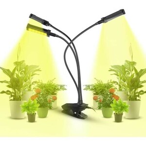 植物育成ライト LED 110W 室内栽培ランプ アルミニウム タイミング定時機能（3H / 6H / 12H） 10段階調光