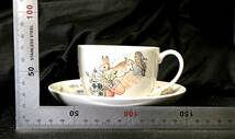 WEDGWOOD ウェッジウッド PETER RABBIT カップ＆ソーサー 中古 ①_画像5