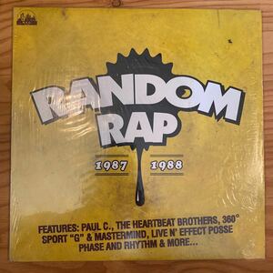 試聴OK　傑作コンピ!! 人気盤!! V.A. - Various - Random Rap 1987 - 1988 muro koco kiyo