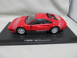 【箱無　欠品有】京商　1/18★FERRARI 308GTB　QUATTROVALVOLE フェラーリ クアトロヴァルボーレ レッド★