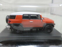 【組立済】京商 1/64★トヨタ　ミニカーコレクション★TOYOTA　FJ　CRUISER　トヨタ　FJクルーザー　オレンジ★ _画像3