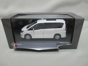 ★京商　Jコレクション 1/43★日産　セレナ　ハイウェイスター　NISSAN　SERENA　2010　パールホワイト★