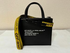 OFF-WHITE オフホワイト ボックス バッグ ショルダー バッグ 2way レザー