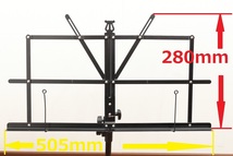 譜面台　折りたたみ式　破損あり　①_画像2