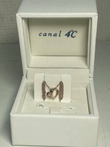 canal 4℃ カナル ヨンドシー DR ドレッサリー ネックレス アクセサリー ゴールド ストーン ケース付き 