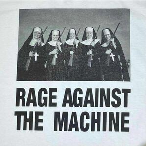 RAGE AGAINST THE MACHINE Tシャツ レイジ アゲインスト ザ マシーン ナンズアンドガンズ 両面プリント デカロゴ バンド 大判 メタリカ 90s