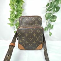 1円 LOUIS VUITTON ルイヴィトン ショルダー 斜めがけバッグ モノグラム アマゾン M45236 シリアル TH8903_画像2