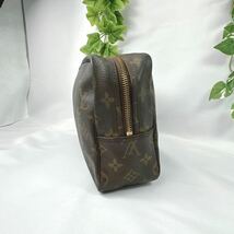 1円 LOUIS VUITTON ルイヴィトン モノグラム トゥルーストワレット 28 ポーチ M47522 正規品 NO0906_画像5