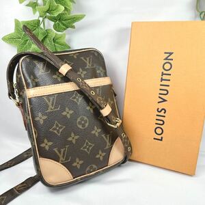 1円 LOUIS VUITTON ルイヴィトンモノグラム ダヌーブ ショルダーバッグ M45266 シリアルSL0043