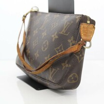 T6D0509 LOUIS VUITTON/ルイヴィトン モノグラム ポシェット アクセソワール M51980 AR1918 レディース ショルダーストラップ付_画像2