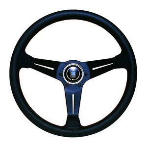  regular goods NARDI Nardi SPORTS type Rally black punching leather / black spoke (35φ) N755