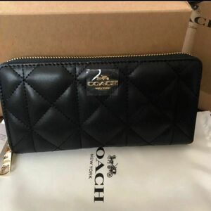 COACH 長財布 ラウンドファスナー