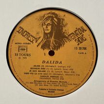 WORLD/DALIDA ダリダ/ DALIDA (LP) FRENCH盤 IS 39706 (g371)_画像3