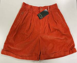 #RALPH LAUREN#90s/POLO CORDS# вельвет # юбка-брюки брюки #9 номер # orange # не использовался товар #